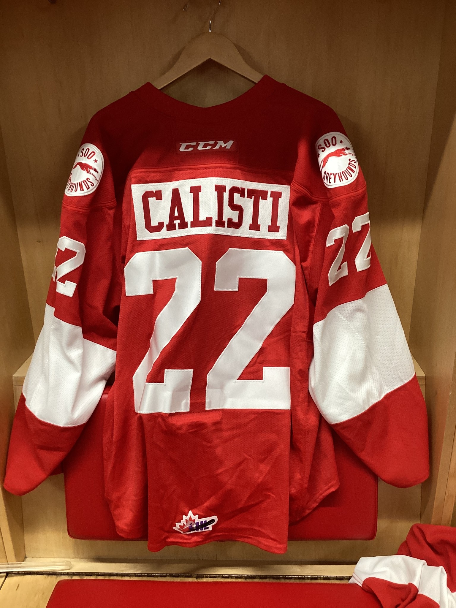 Robert Calisti #22 Game Worn 17/18 3rd Jersey