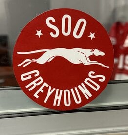 Soo Greyhounds Logo Sticker 4"