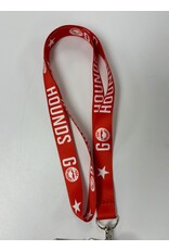 Red Go Hounds Go Lanyard