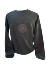 CCM Tone on Tone Black Crew Neck