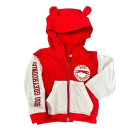 Full Zip Hoodie w/bear ears