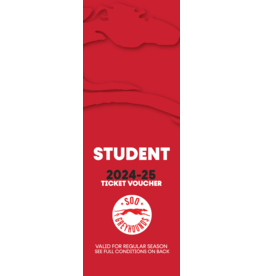 STUDENT Voucher Pack (Includes 6 tickets)