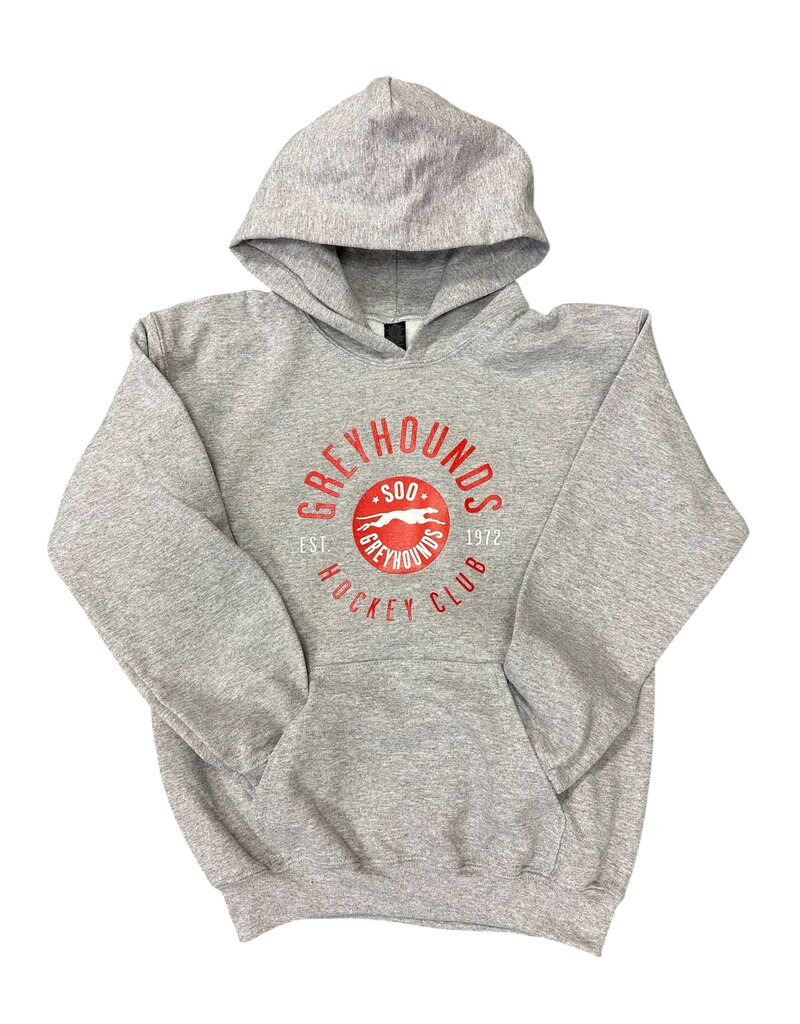 Campus Crew Heather Grey Hood