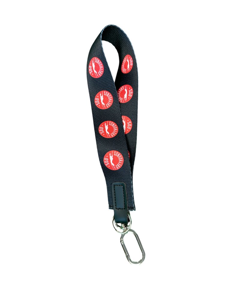 Black Wrist Lanyard