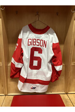 Andrew Gibson #6 Game Worn  White