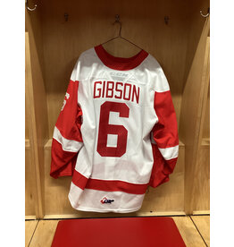 Andrew Gibson #6 Game Worn  White