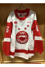 Andrew Gibson #6 Game Worn  White