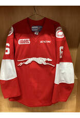 Colton White #6 Game Worn 3rds Red