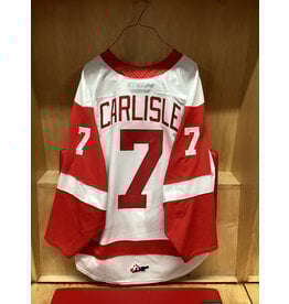 Caeden Carlisle #7 Game Worn White