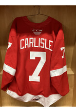Caeden Carlisle #7 Game Worn Red