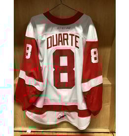 Mark Duarte #8 Game Worn White “A”