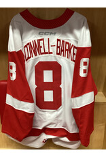 Brodie McConnell-Barker #8 Game Worn White