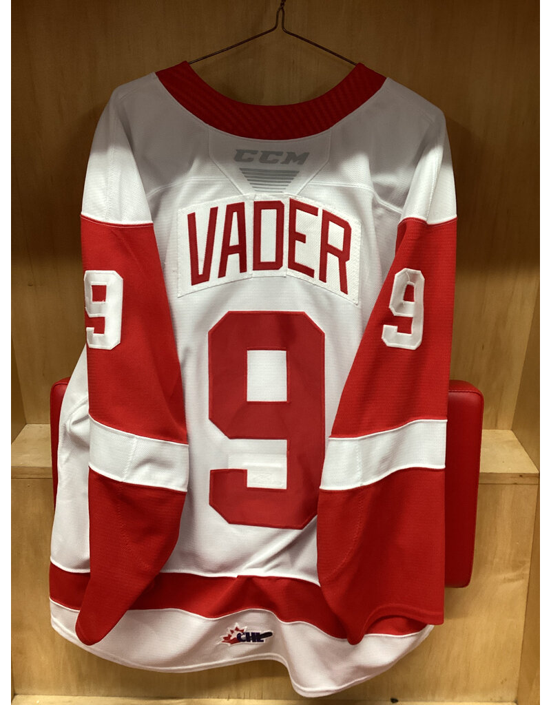 Tate Vader #9 Game Worn White