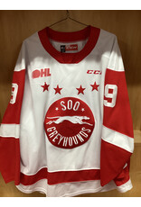 Tate Vader #9 Game Worn White