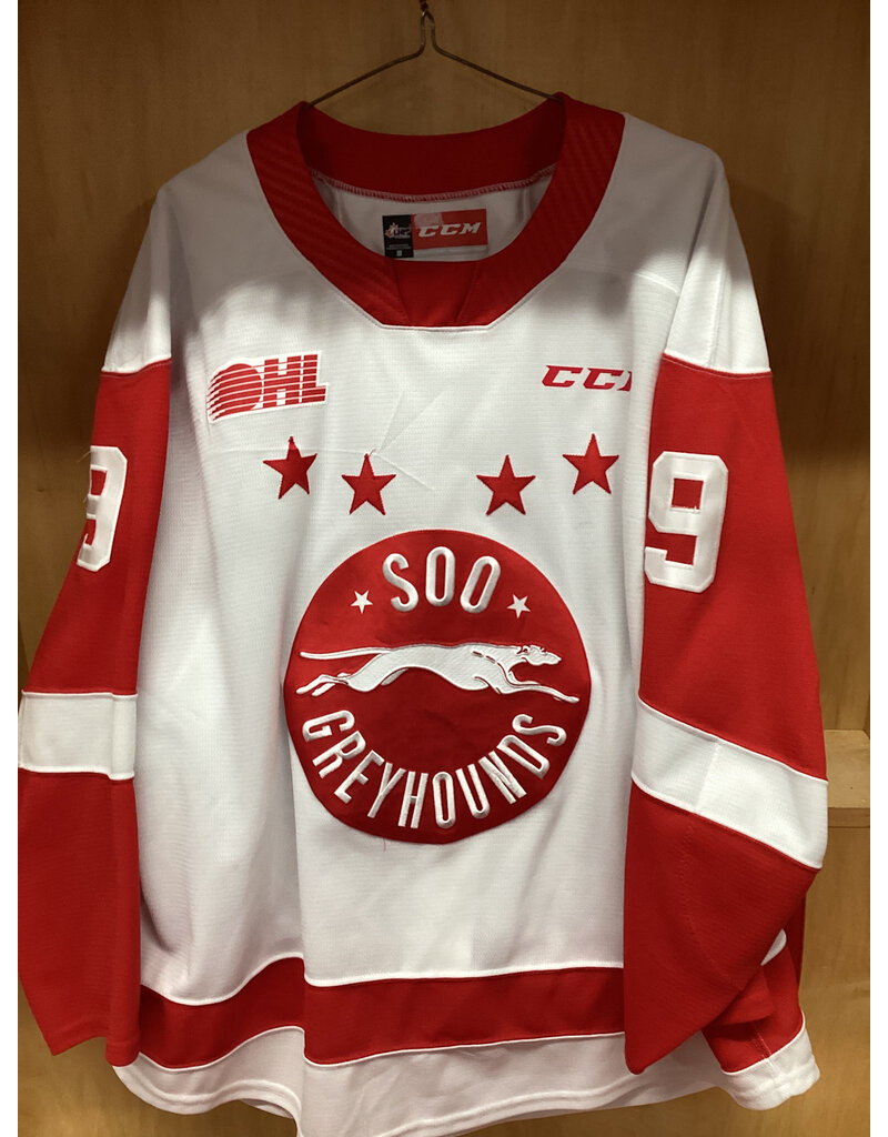 Tate Vader #9 Game Worn White