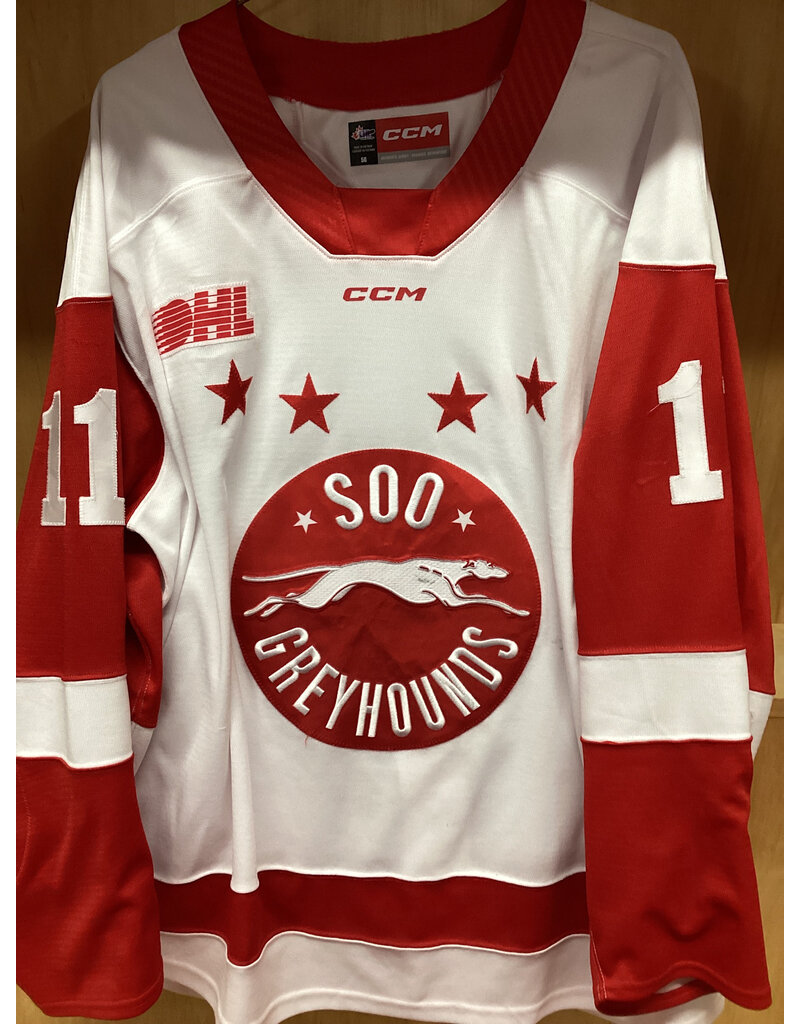 Brady T Smith #11 Game Worn White