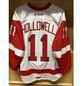 Mac Hollowell #11 Game Worn White