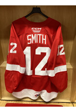 Brady R Smith #12 Game Worn Red