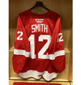 Brady R Smith #12 Game Worn Red