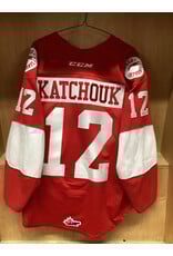 Boris Katchouk #12 Game Worn 3rd Red “A”