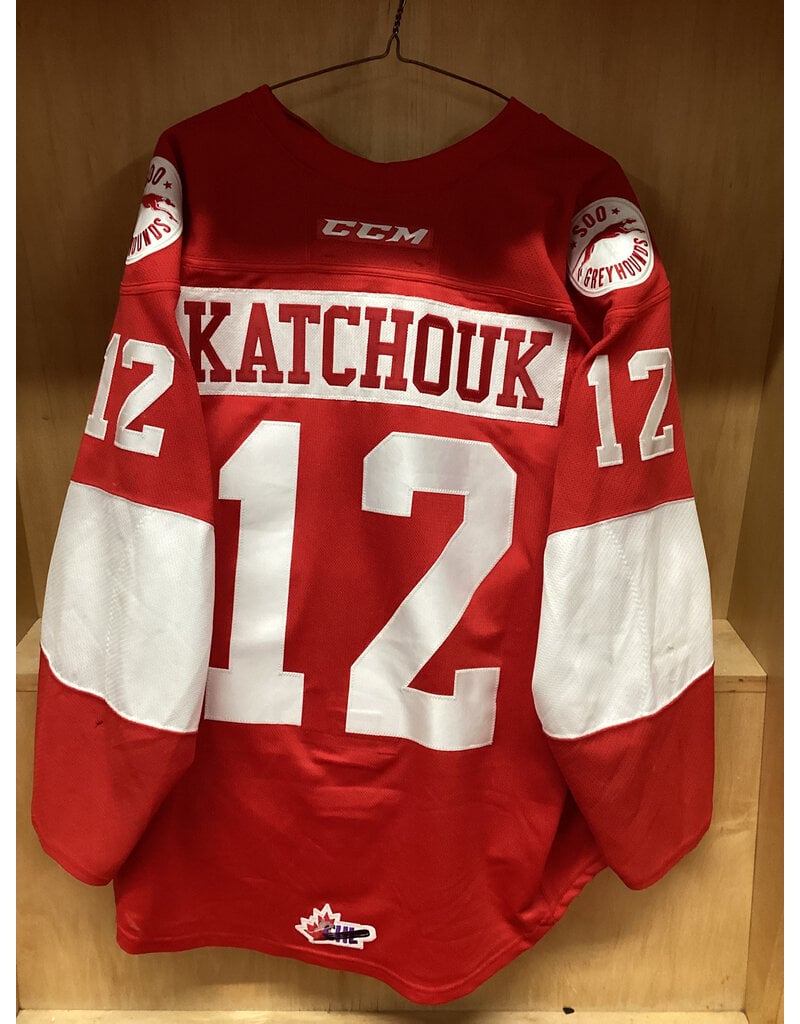 Boris Katchouk #12 Game Worn 3rd Red “A”