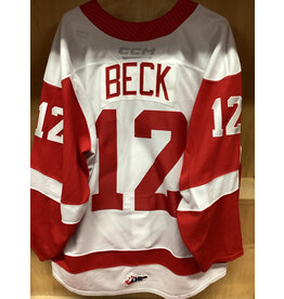 Jack Beck #12 Game Worn White