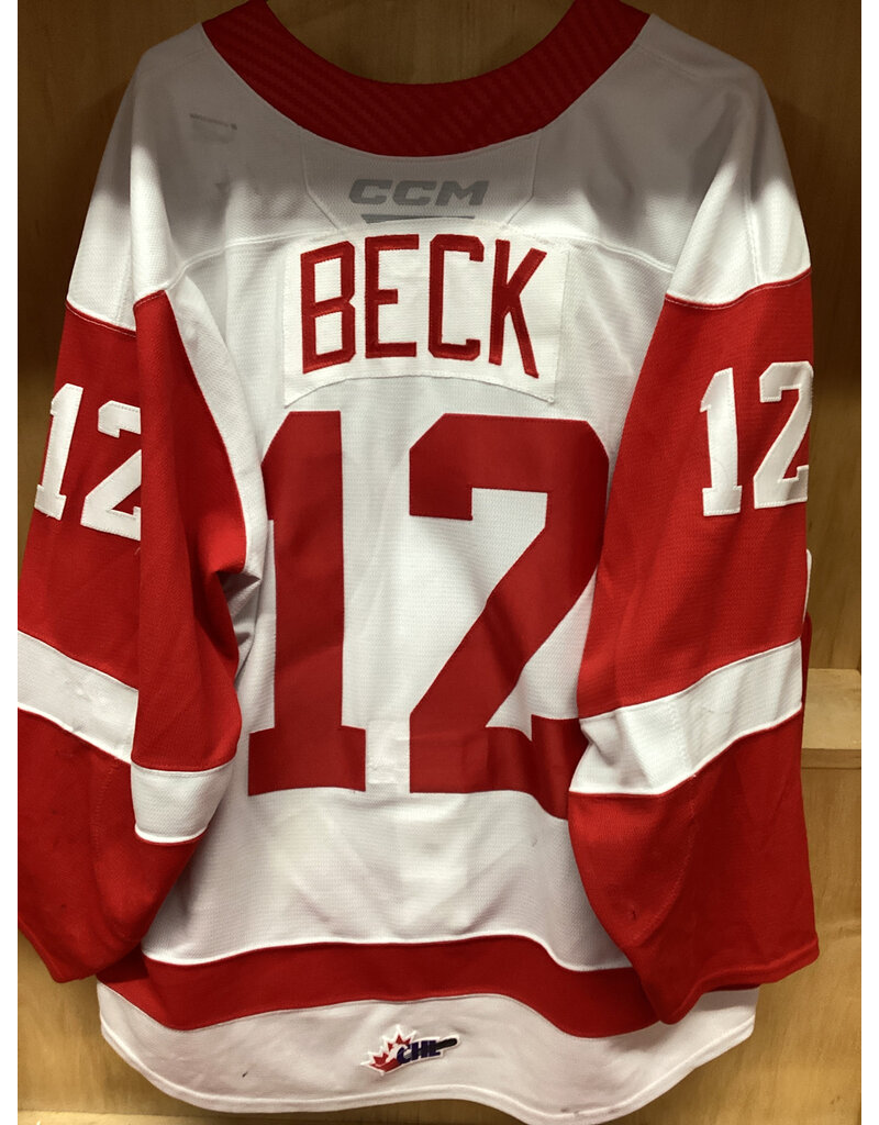 Jack Beck #12 Game Worn White
