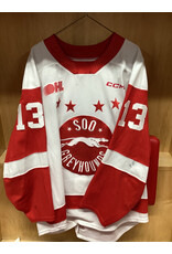 Travis Hayes #13 Game Worn White