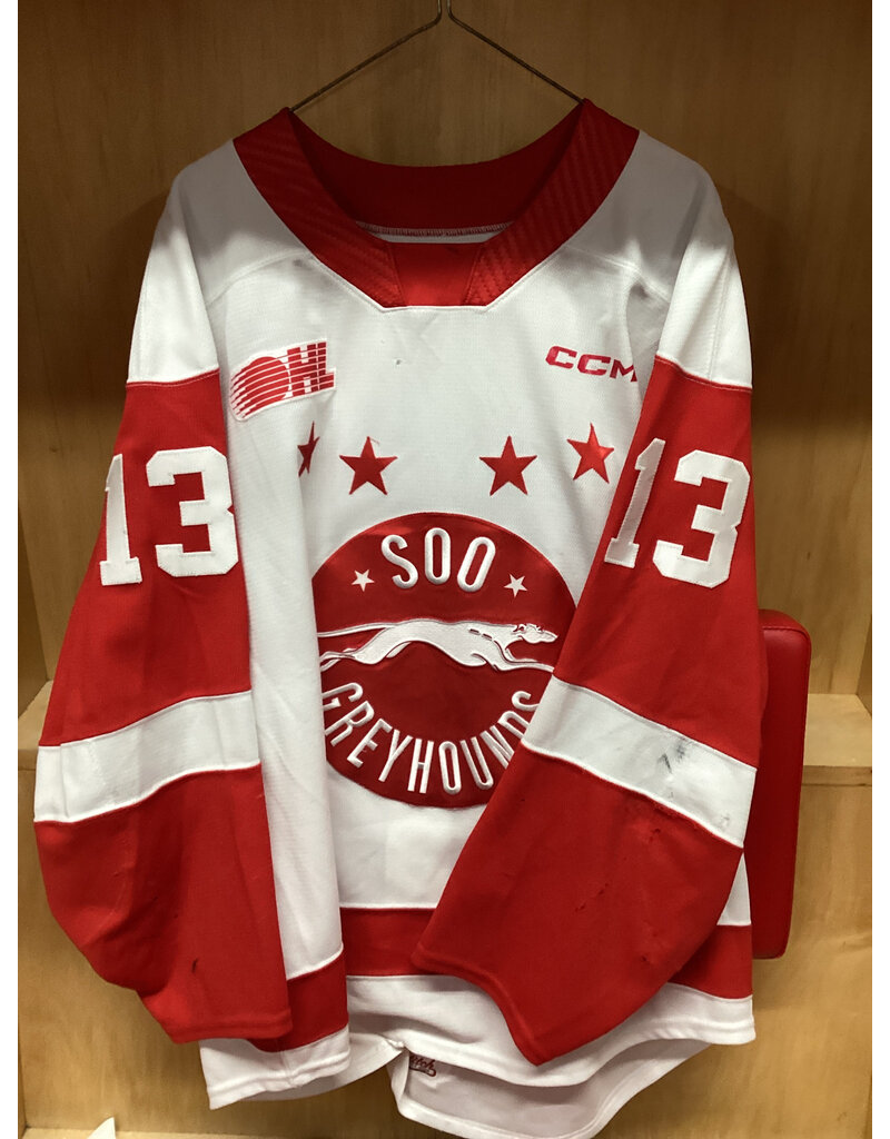 Travis Hayes #13 Game Worn White