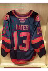 Travis Hayes #13 Game Worn 3rd Black