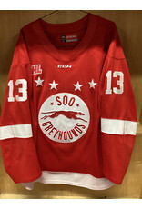 Travis Hayes #13 Game Worn Red