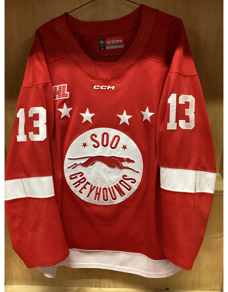 Travis Hayes #13 Game Worn Red