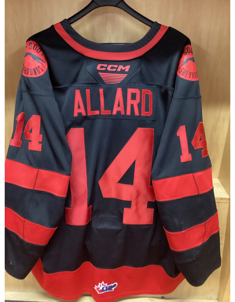 Owen Allard #14 Game Worn 3rd Black