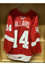 Owen Allard #14 Game Worn Red