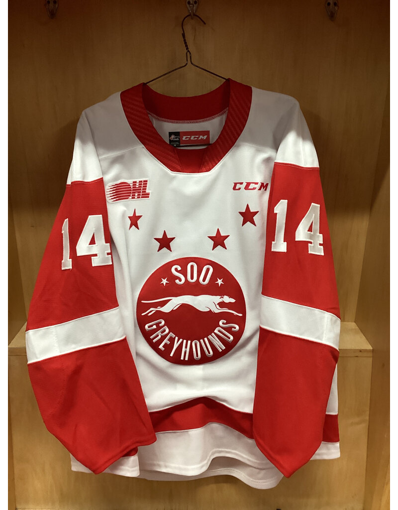 Owen Allard #14 Game Worn White