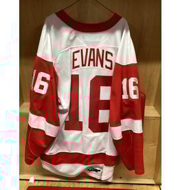 Spencer Evans #16 Game Worn White