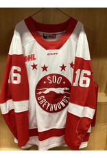 Spencer Evans #16 Game Worn White