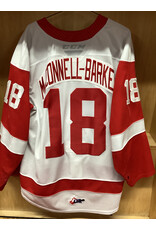 Bryce McConnell-Barker #18 Game Worn White “C”