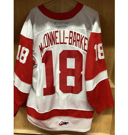 Bryce McConnell-Barker #18 Game Worn White “C”
