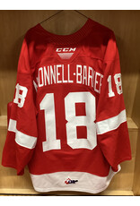 Bryce McConnell-Barker #18 Game Worn Red
