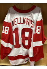 Brayden Velliaris #18 Game Worn White