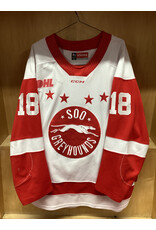 Brayden Velliaris #18 Game Worn White