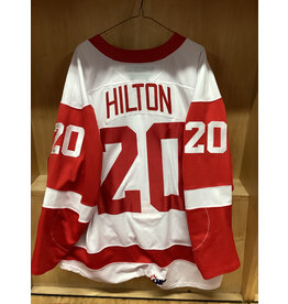 Charlie Hilton #20 Game Worn White