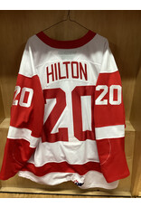 Charlie Hilton #20 Game Worn White
