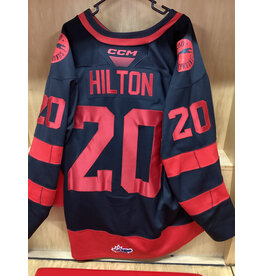 Charlie Hilton #20 Game Worn 3rd Black