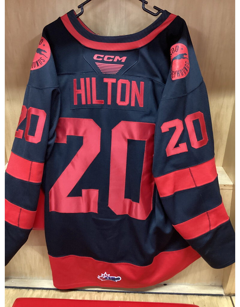 Charlie Hilton #20 Game Worn 3rd Black