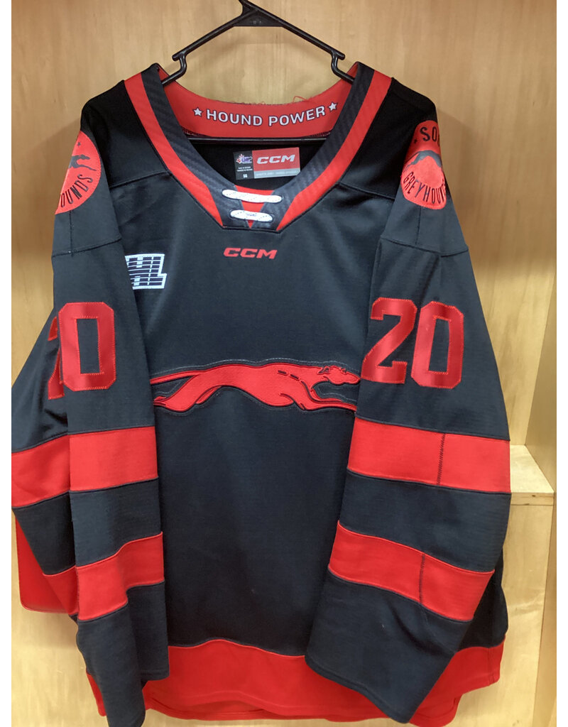 Charlie Hilton #20 Game Worn 3rd Black