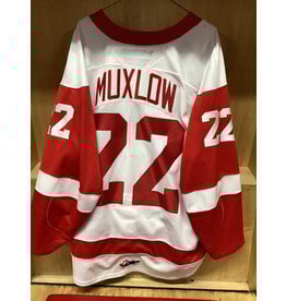 Erik Muxlow #22 Game Worn White
