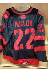 Erik Muxlow #22 Game Worn 3rd Black