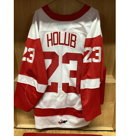 David Holub #23 Game Worn White